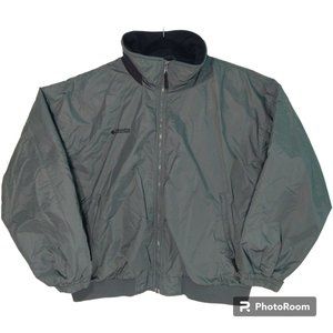 Columbia Mens Vintage Falmouth Parka Jacket Fleece Lined Medium Weight XXL Green